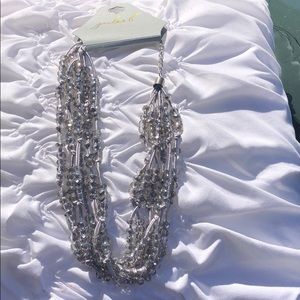 Multi Row Beaded Short Necklace by Jules B New